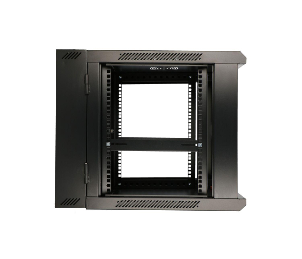 ExtraLink Wisząca 19" 9U 600x600mm dwusekcyjna (czarna) - 489357 - zdjęcie 3